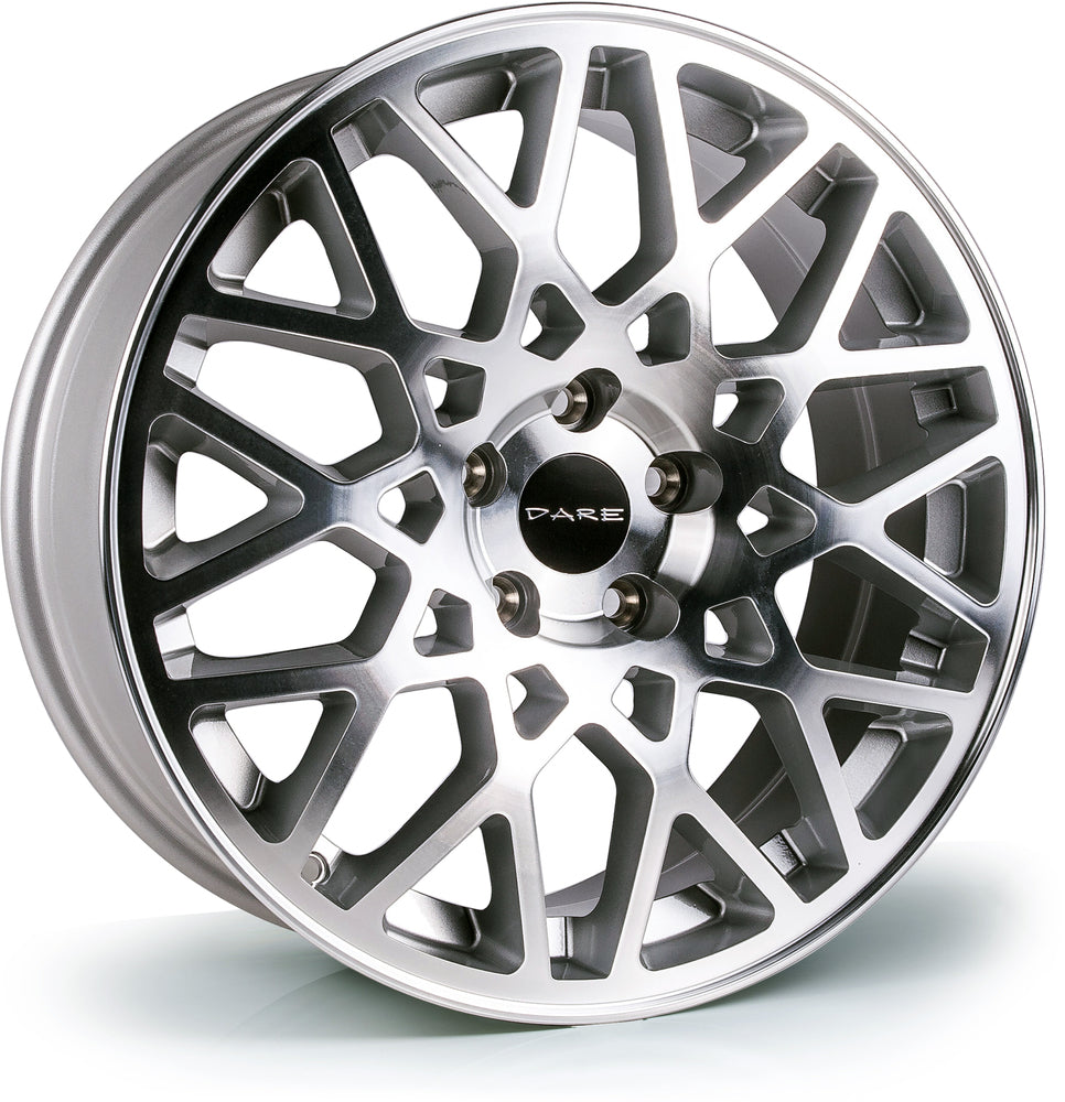 19" Dare LG2 Silver Polished