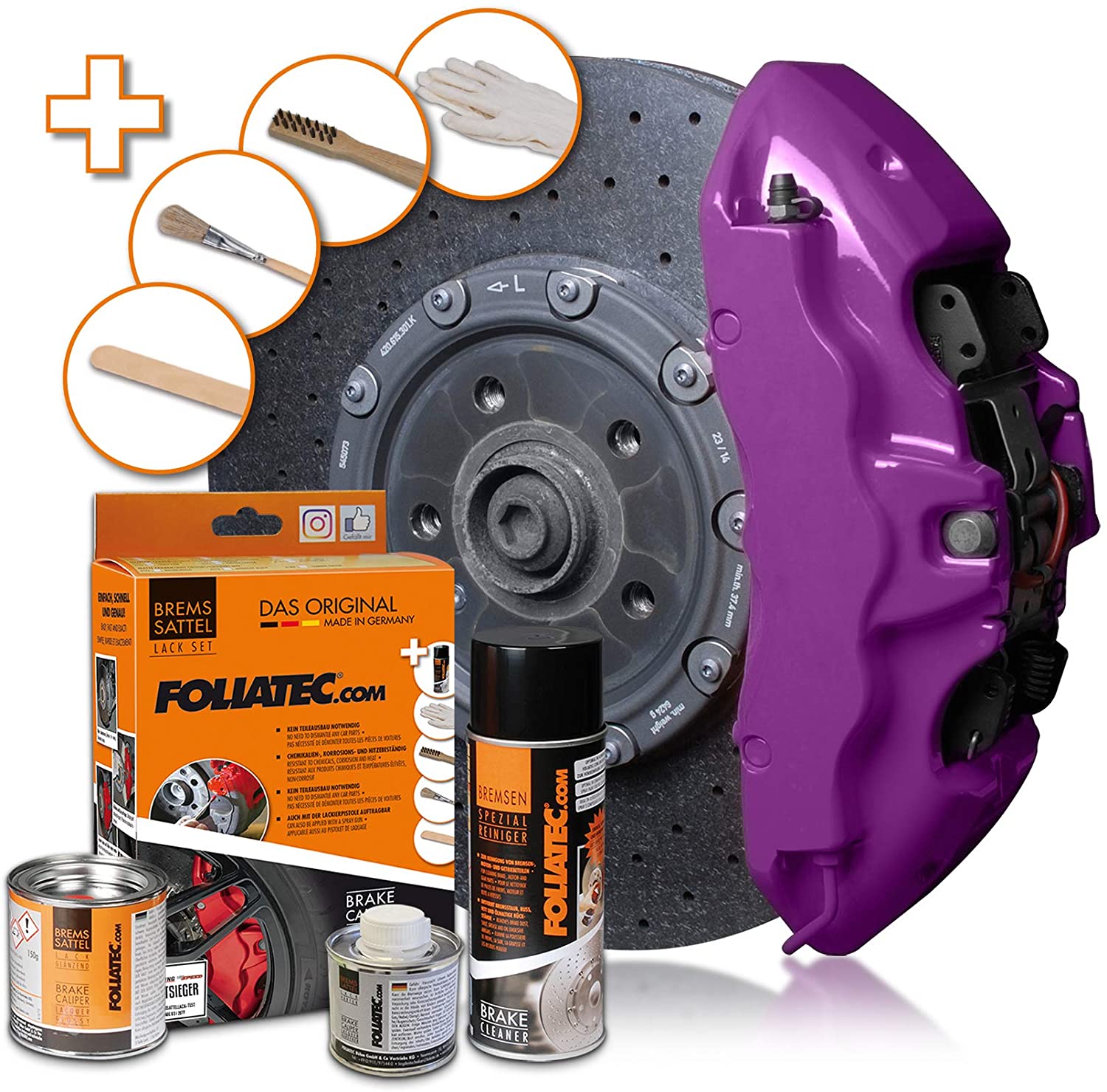 Foliatec Brake Caliper Paint Deep Violet