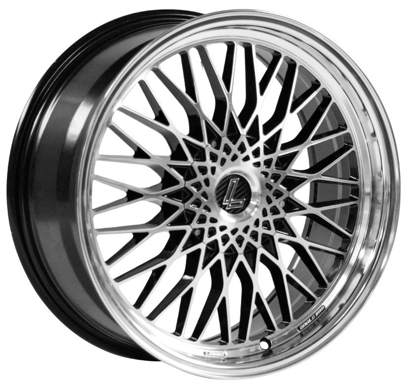 17" Lenso Eagle 3 Black and Polished