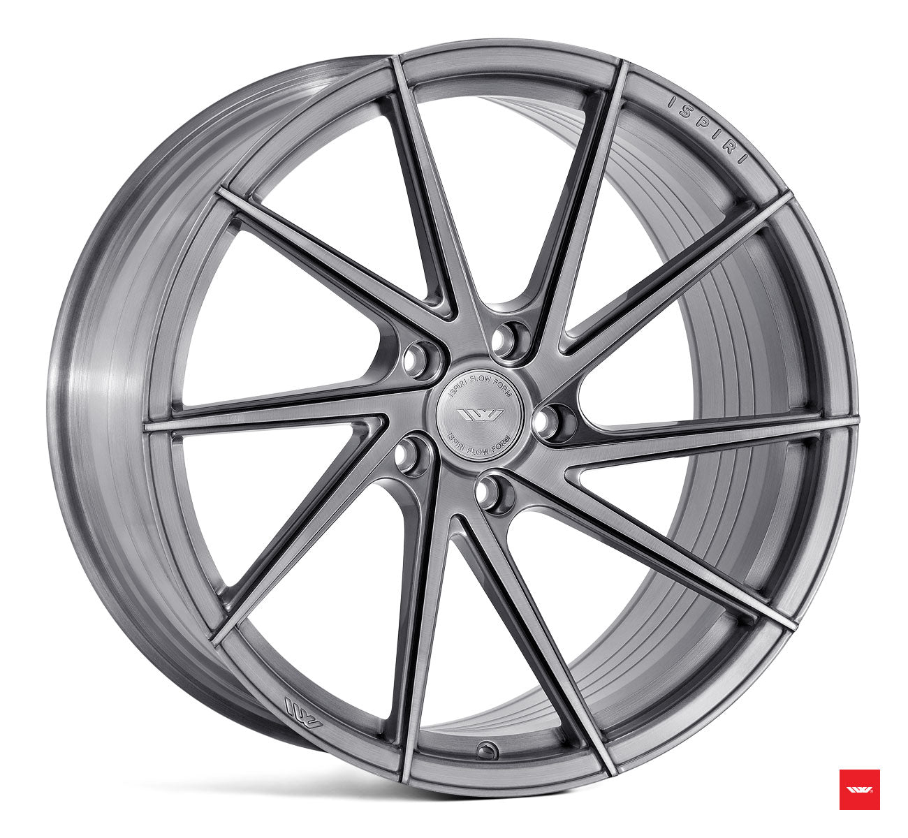 19" IW Automotive FFR1D Full Brushed Carbon Titanium