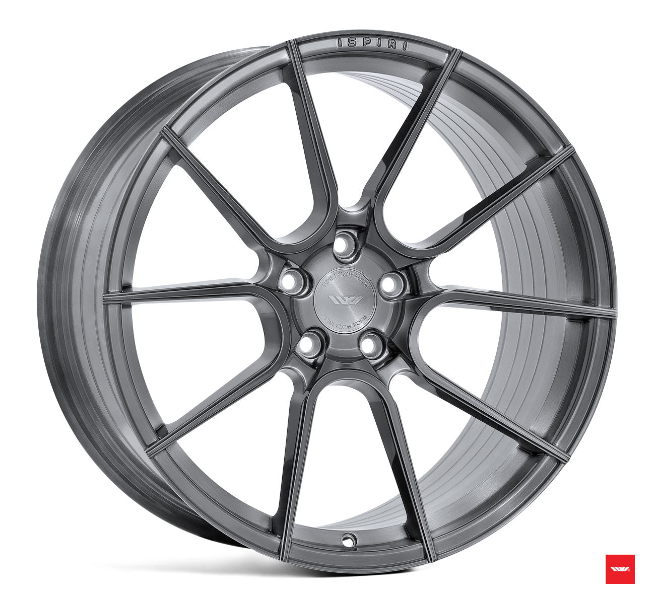 20" IW Automotive FFR6 Full Brushed Carbon Titanium