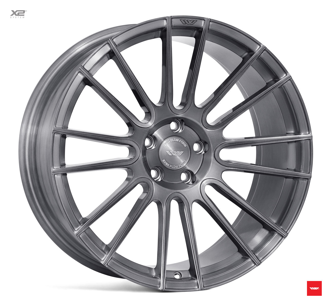 20" IW Automotive FFR8 Full Brushed Carbon Titanium