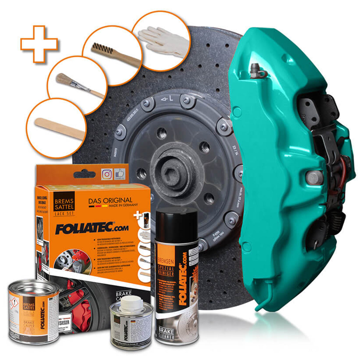 Foliatec Brake Caliper Paint Ocean Turquoise