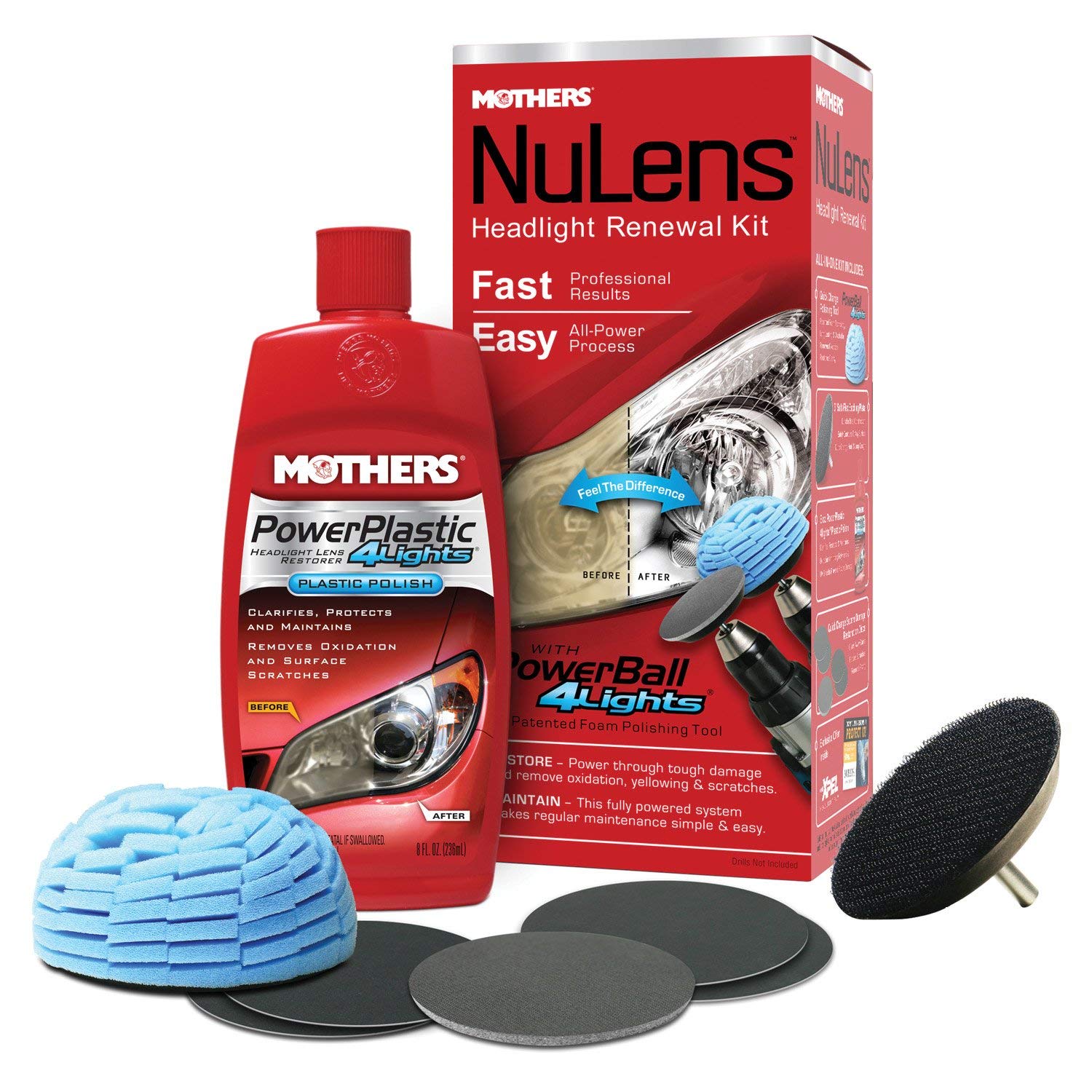 Mothers Nulens Headlight Restoration Kit