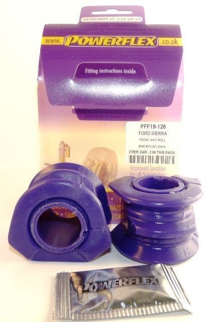 Powerflex Front Anti Roll Bar Mounting Bush 26mm Ford Sierra inc. Sapphire (1982-1994)
