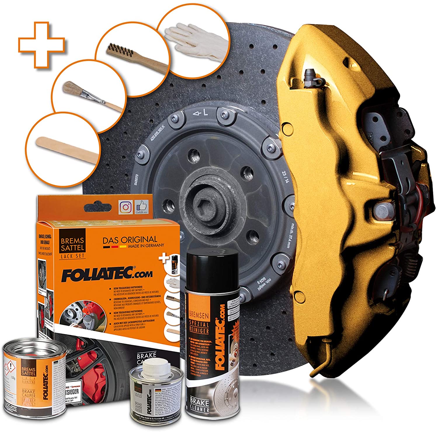 Foliatec Brake Caliper Paint Prestige Gold