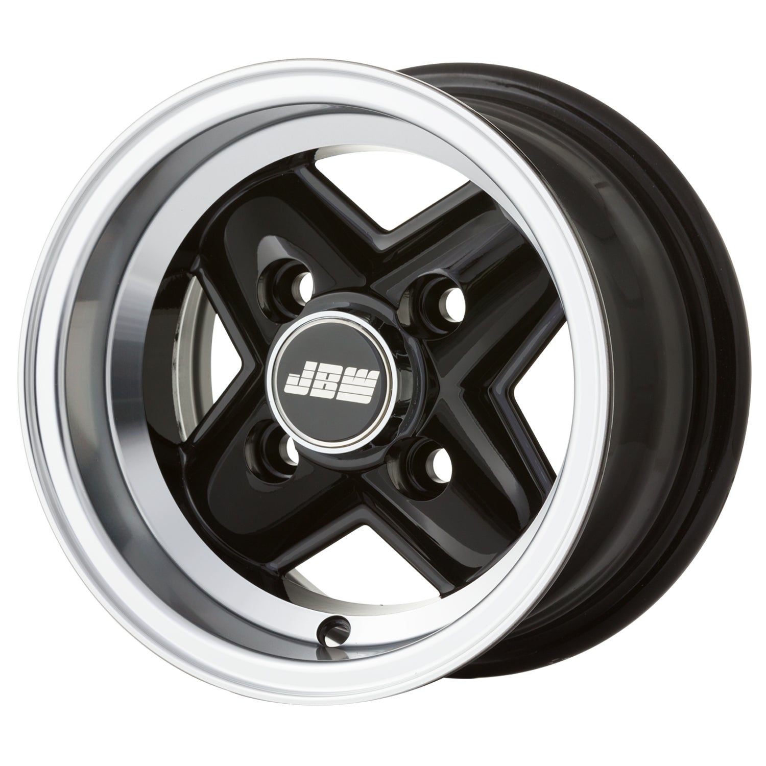 JBW Revolite 10x6 4x101.6 ET5 Black and Polished