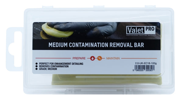 ValetPro Contamination Removal Clay Bar Yellow (Medium) 100g