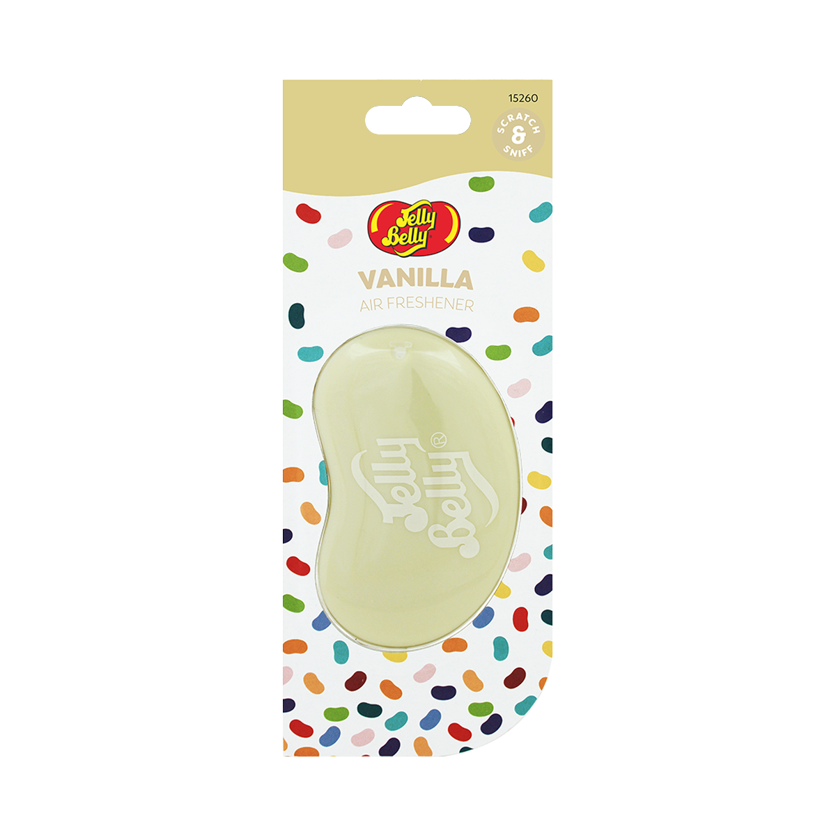 Jelly Belly Vanilla 3D Gel Air Freshener