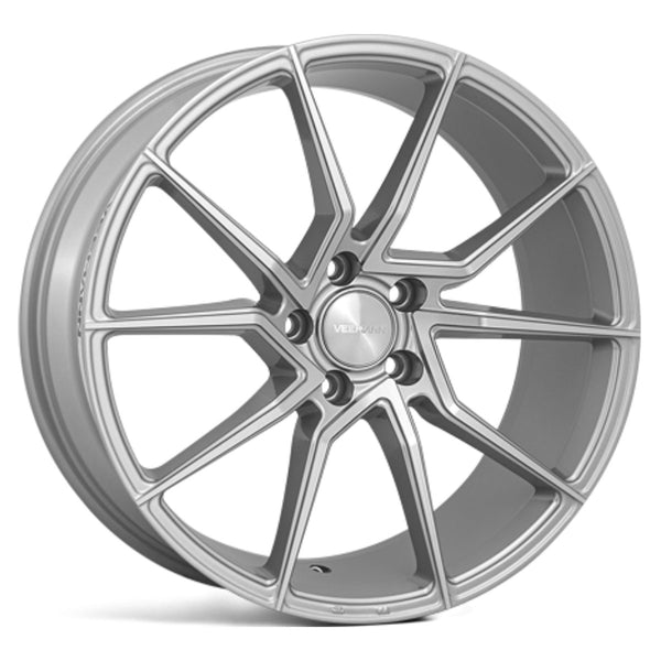 18" Veemann V-FS52 Silver Machined Alloy Wheels