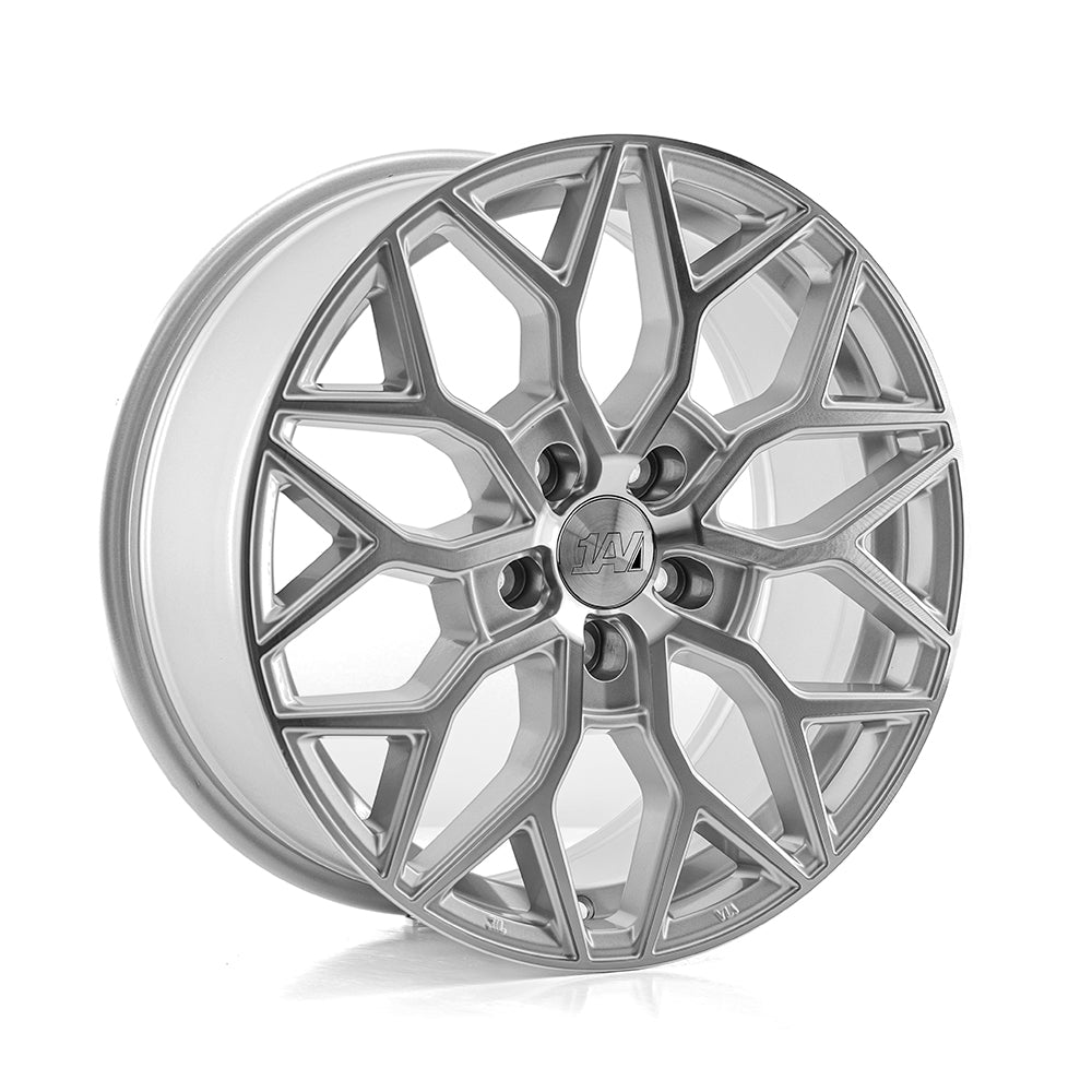 1AV ZX12T 18x8 5x114.3 ET50 GLOSS SILVER & POLISHED