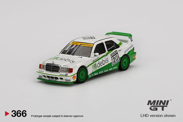Mini-GT - Mercedes-Benz 190E 2.5 16 Evolution II 1991 DTM Zakspeed #20 Michael Schumacher