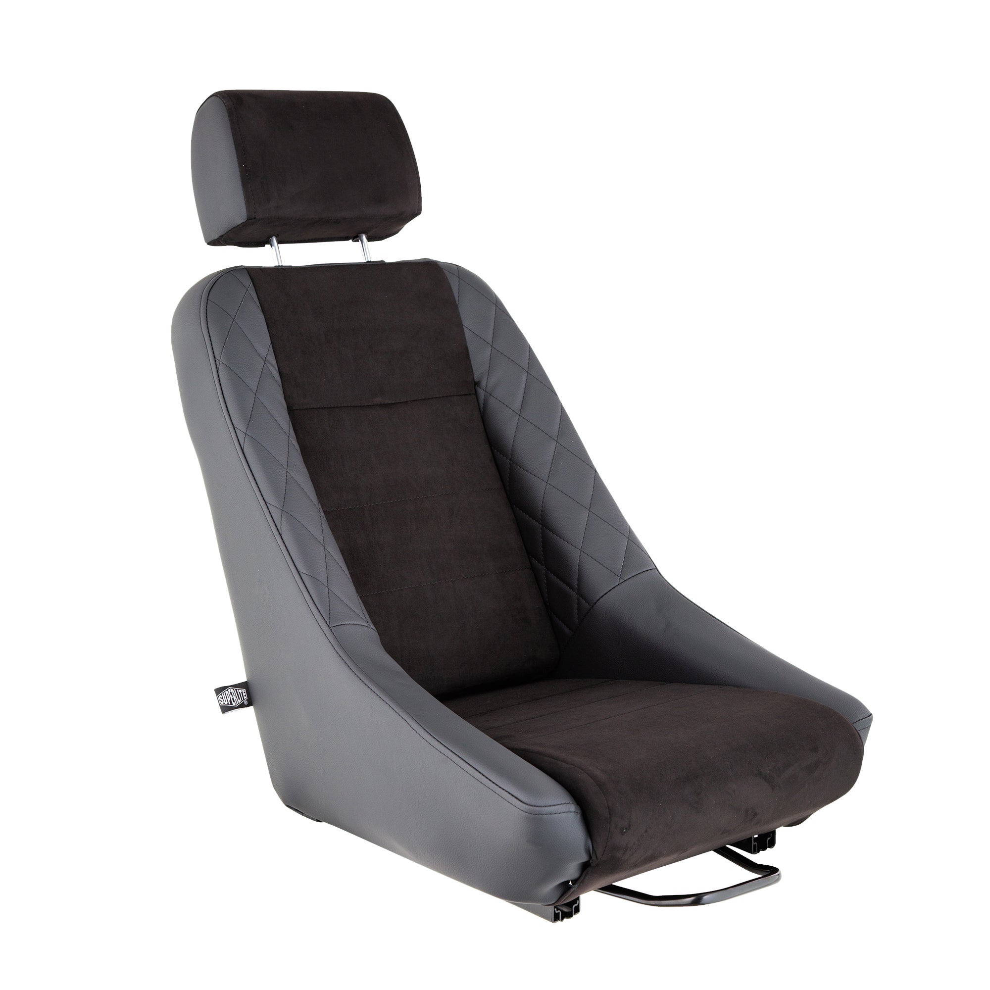 Superlite Alpine Classic Bucket Car Seats (Pair) With Double Locking Runners