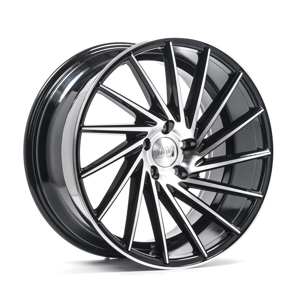 1AV ZX1 19x9.5 5X110 ET40 GLOSS BLACK & POLISHED