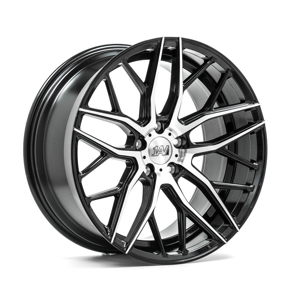1AV ZX11 20x8.5 5X120 ET35 GLOSS BLACK & POLISHED