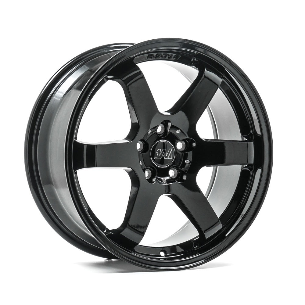 1AV ZX6 18x8.5 5X108 ET40 GLOSS BLACK