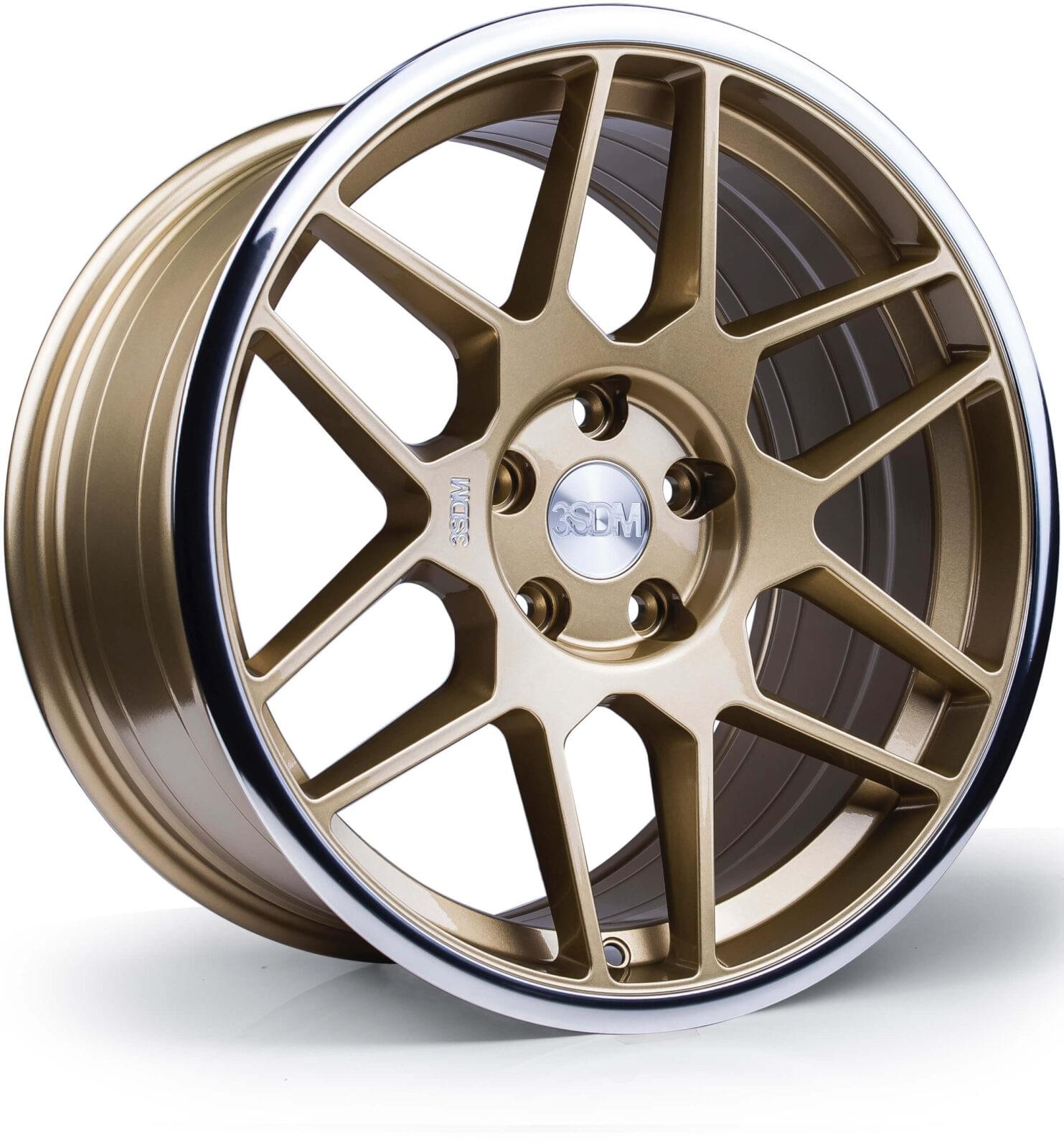 3SDM 0.09-SF 18x8.5 5x112 ET42 Gold Mirror Lip