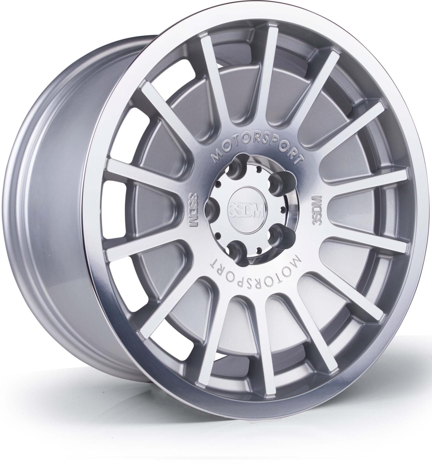 3SDM 0.66 18x8.5 5x100 ET35 Silver Mirror Polished Face