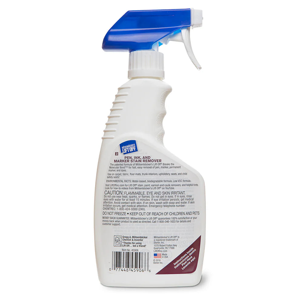 Motsenbocker's Lift Off Pen, Ink, Marker Stain Remover - 473ml
