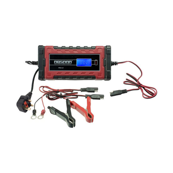 ABSAAR Pro Series Pro - 4.0 - Smart Maintenance Battery Charger 6/12V 4 Amp