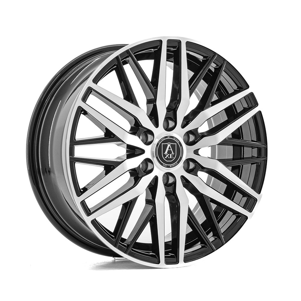 AXE EX30T 18x8 6X120 ET45 GLOSS BLACK & POLISHED