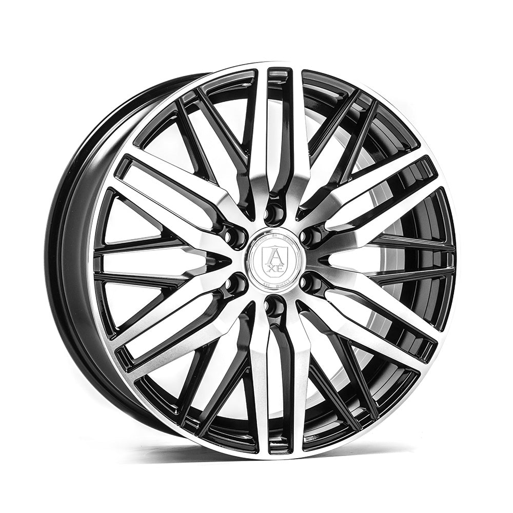 AXE EX30T 20x8.5 6X130 ET45 GLOSS BLACK & POLISHED