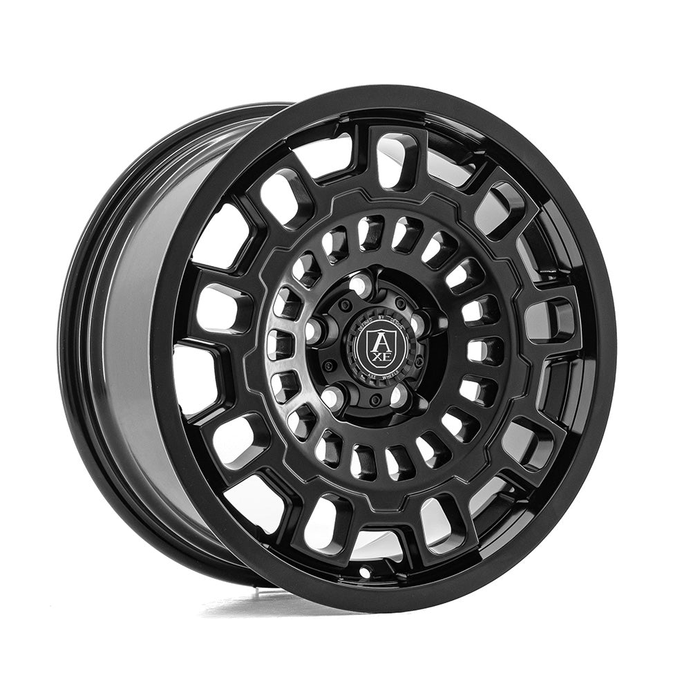 AXE EX38 17x8 5X108 ET35 SATIN BLACK