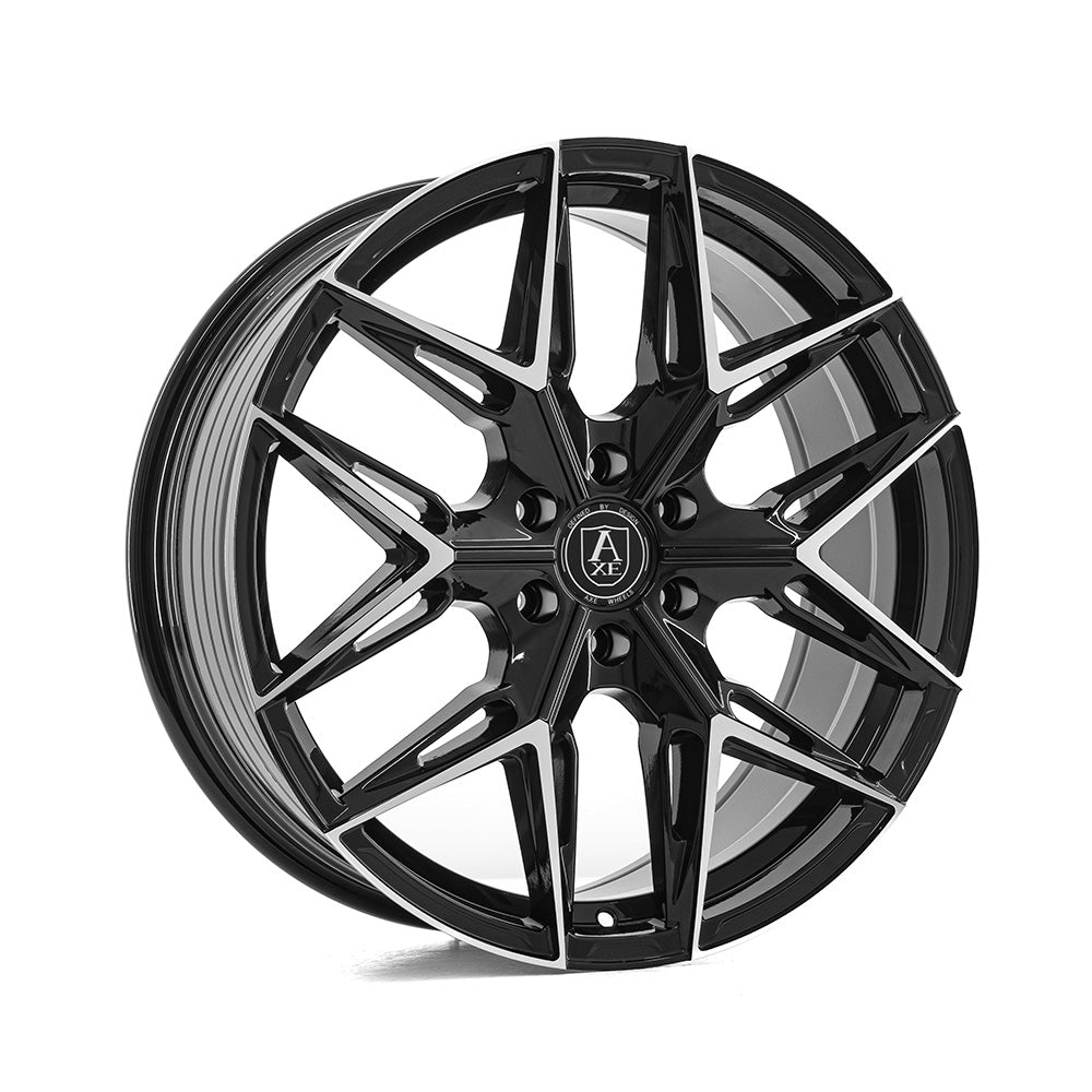 AXE EX47T 20x8 6X120 ET40 GLOSS BLACK & POLISHED