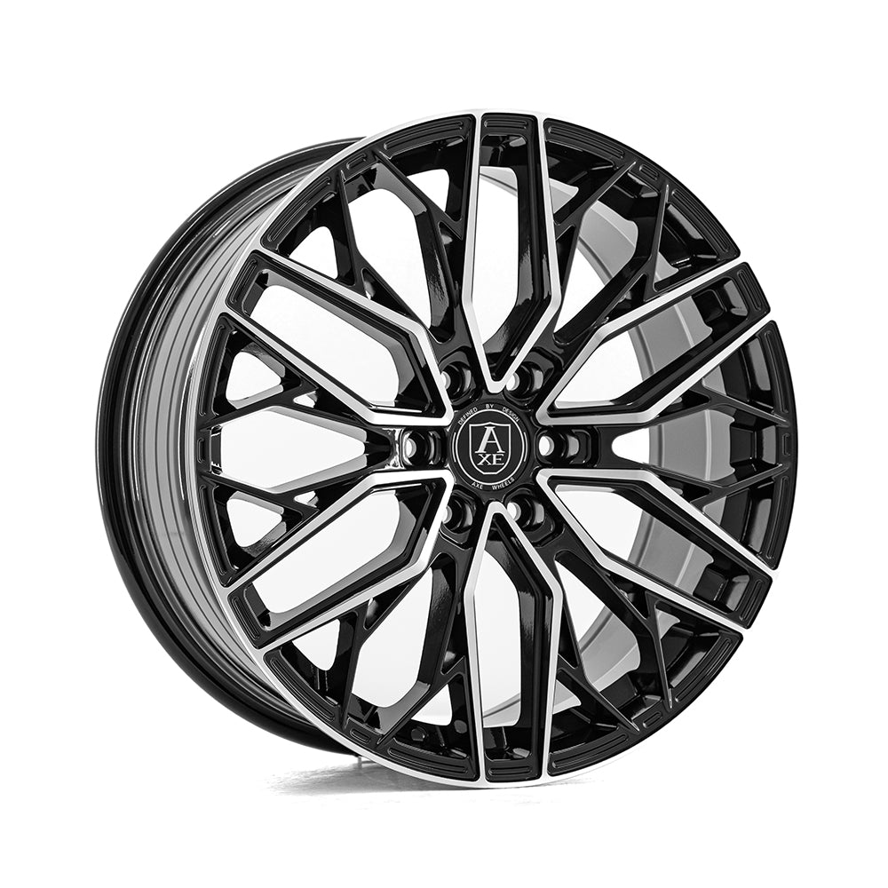 AXE EX48T 19x8 6X120 ET45 GLOSS BLACK & POLISHED