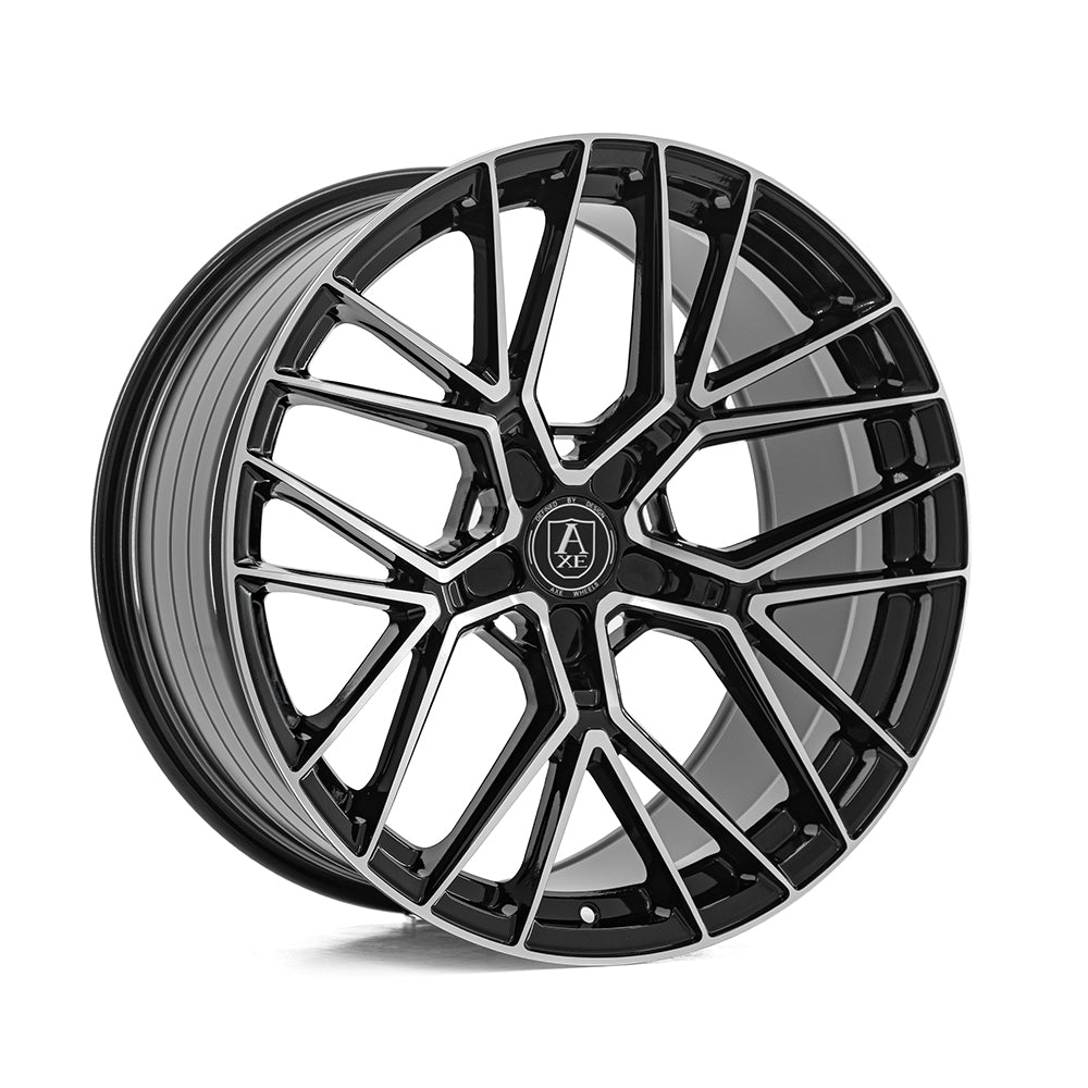 AXE EX52 20x8.5 5x115 ET34 GLOSS BLACK & POLISHED