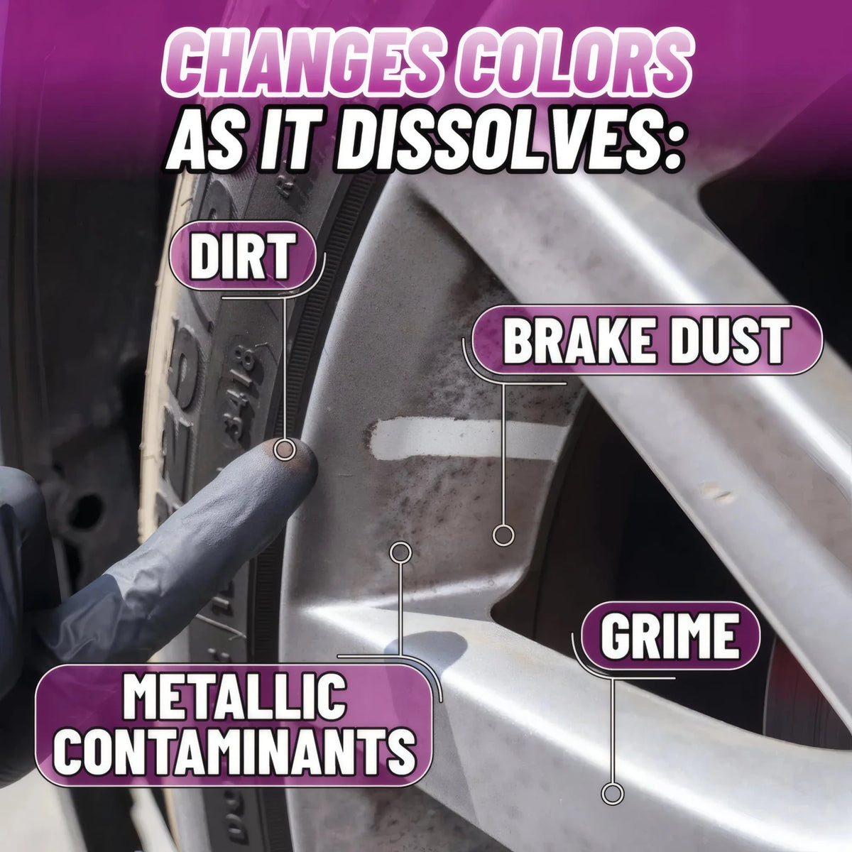 Chemical Guys Two Face Colour Changing Wheel Cleaner - 473ml