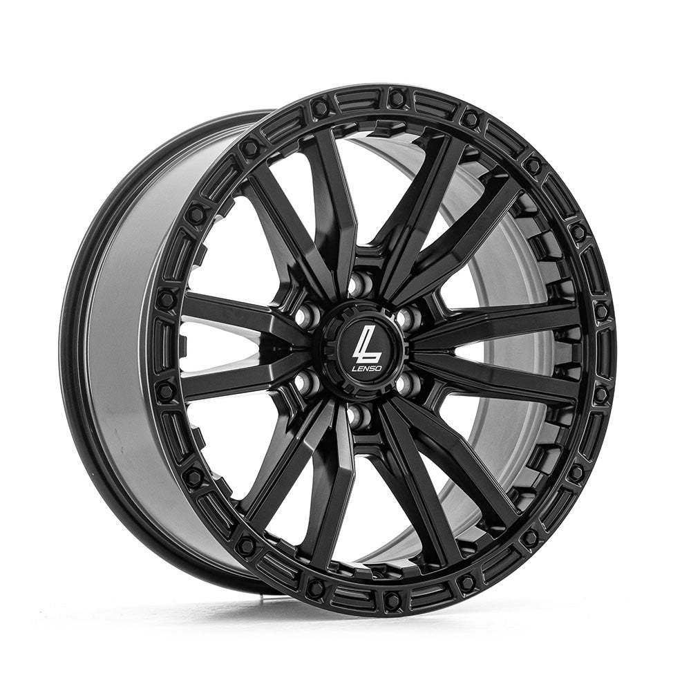 LENSO VALOR 20x9 6X139.7 ET12 MATT BLACK