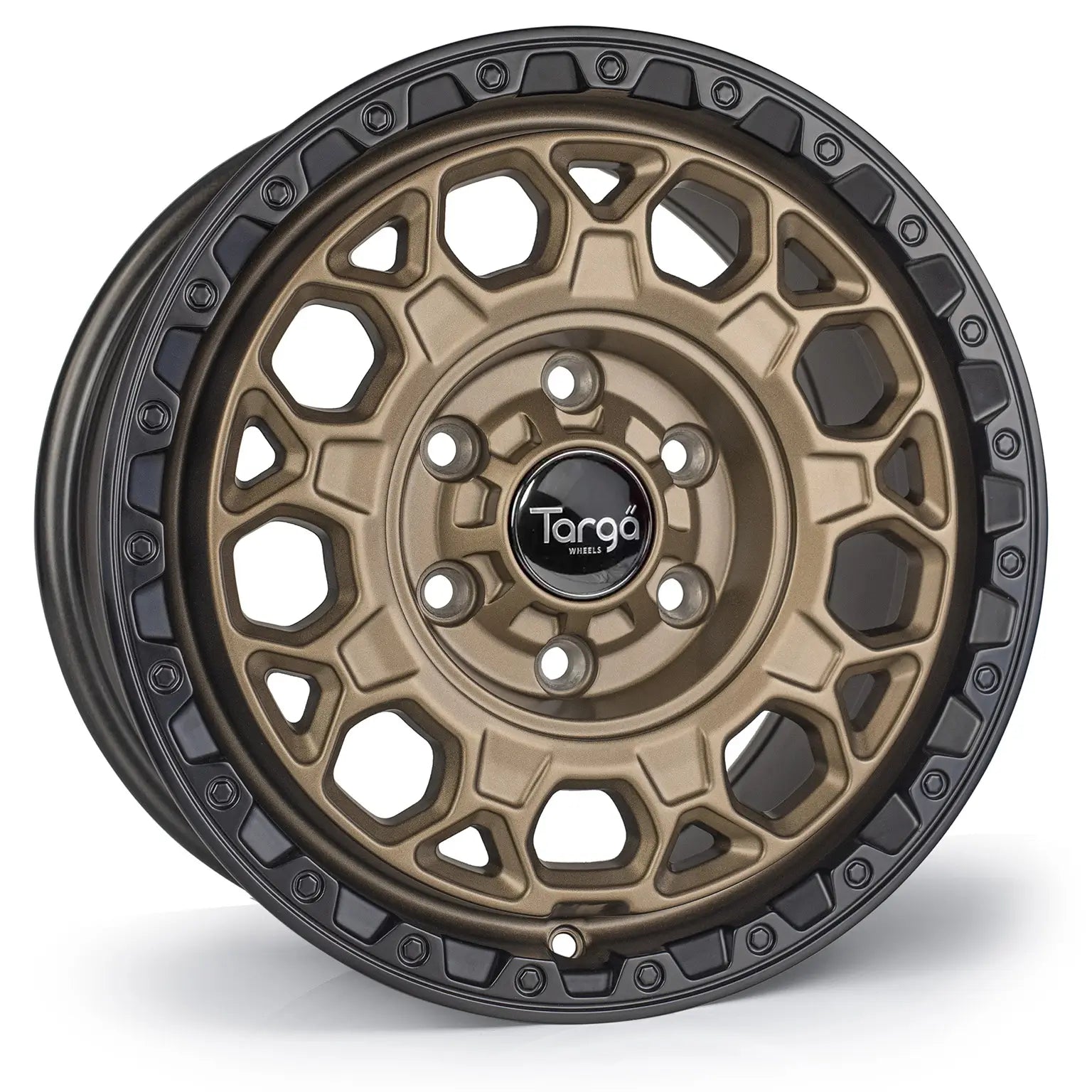 Targa TG12-HD 17x8 5x120 ET30 Bronze Centre Matt Black Lip