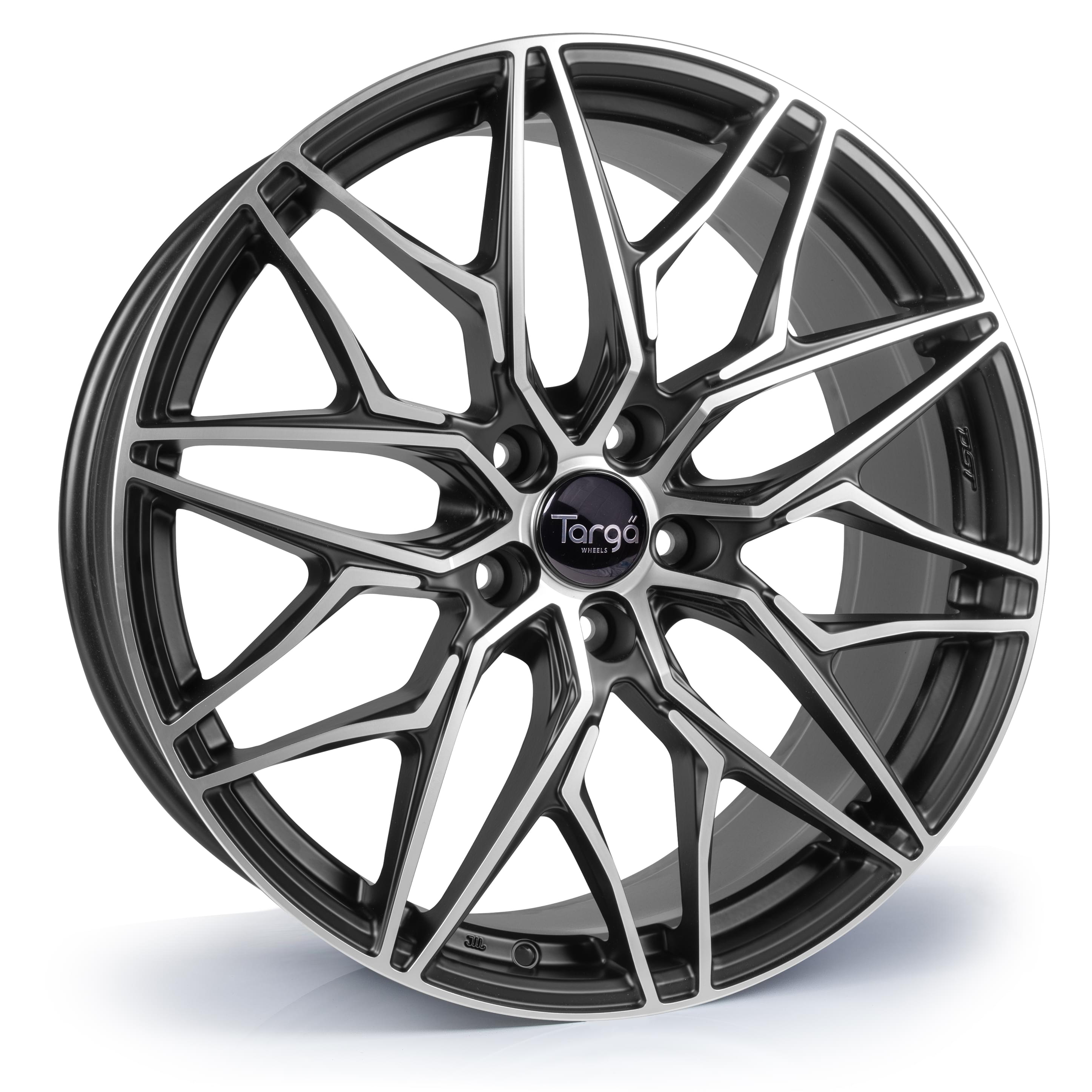 Targa TG6-FF 19x8 5x112 ET27 Matt Black / Machined Face
