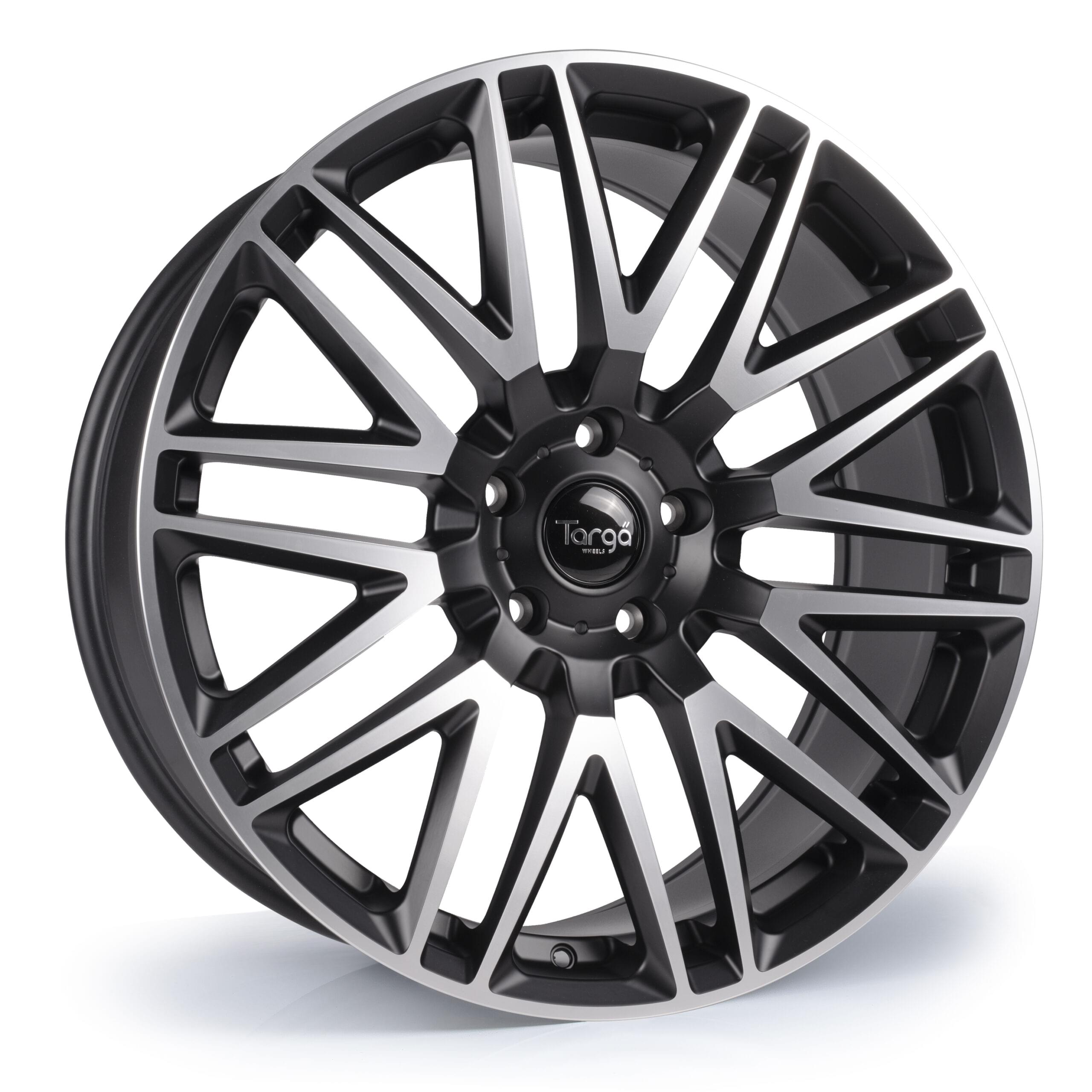 Targa TG7 22x9.5 5x120 ET42 Matt Black / Machine Face