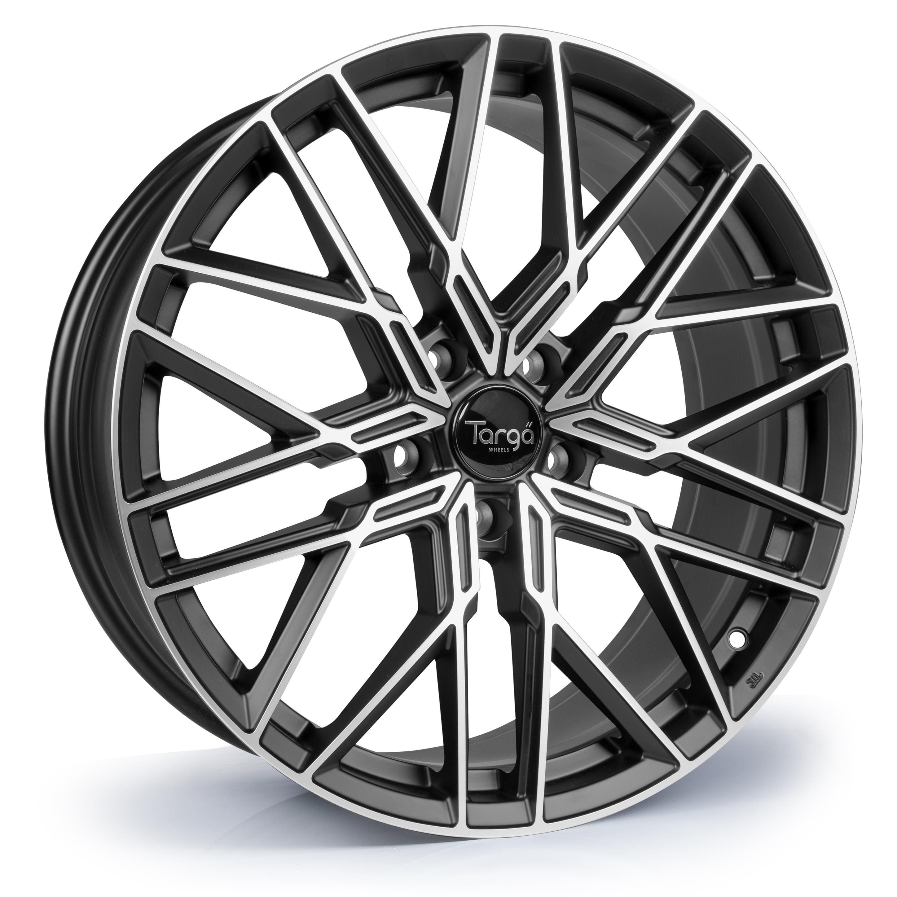Targa TG8-FF 20x8.5 5x112 ET42 Matt Black / Machined Face