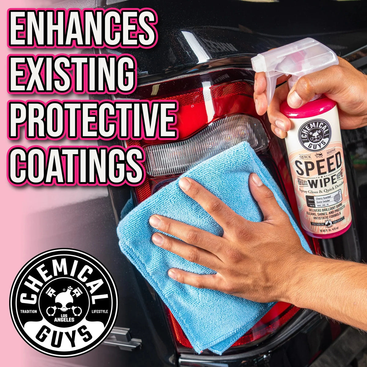 Chemical Guys Speed Wipe Streak Free Spray 473ml