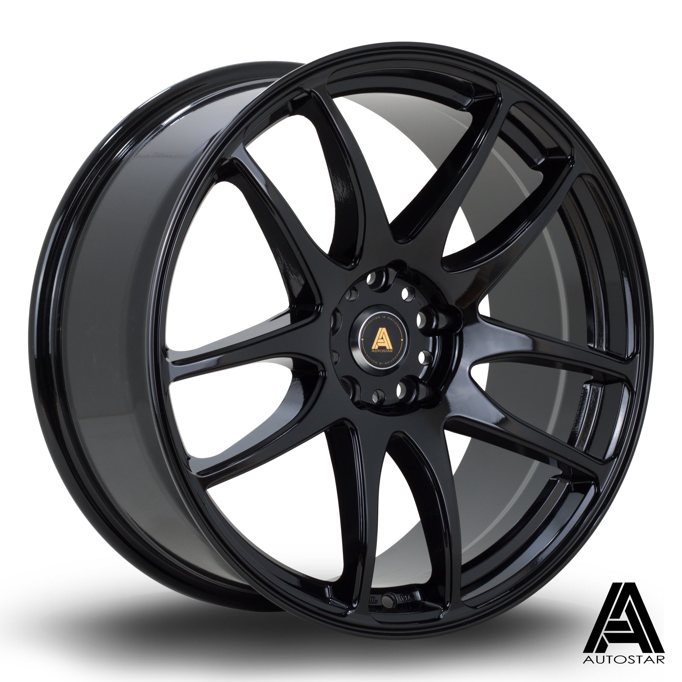 Autostar A510 19x8.5 5x114.3 ET30 Black