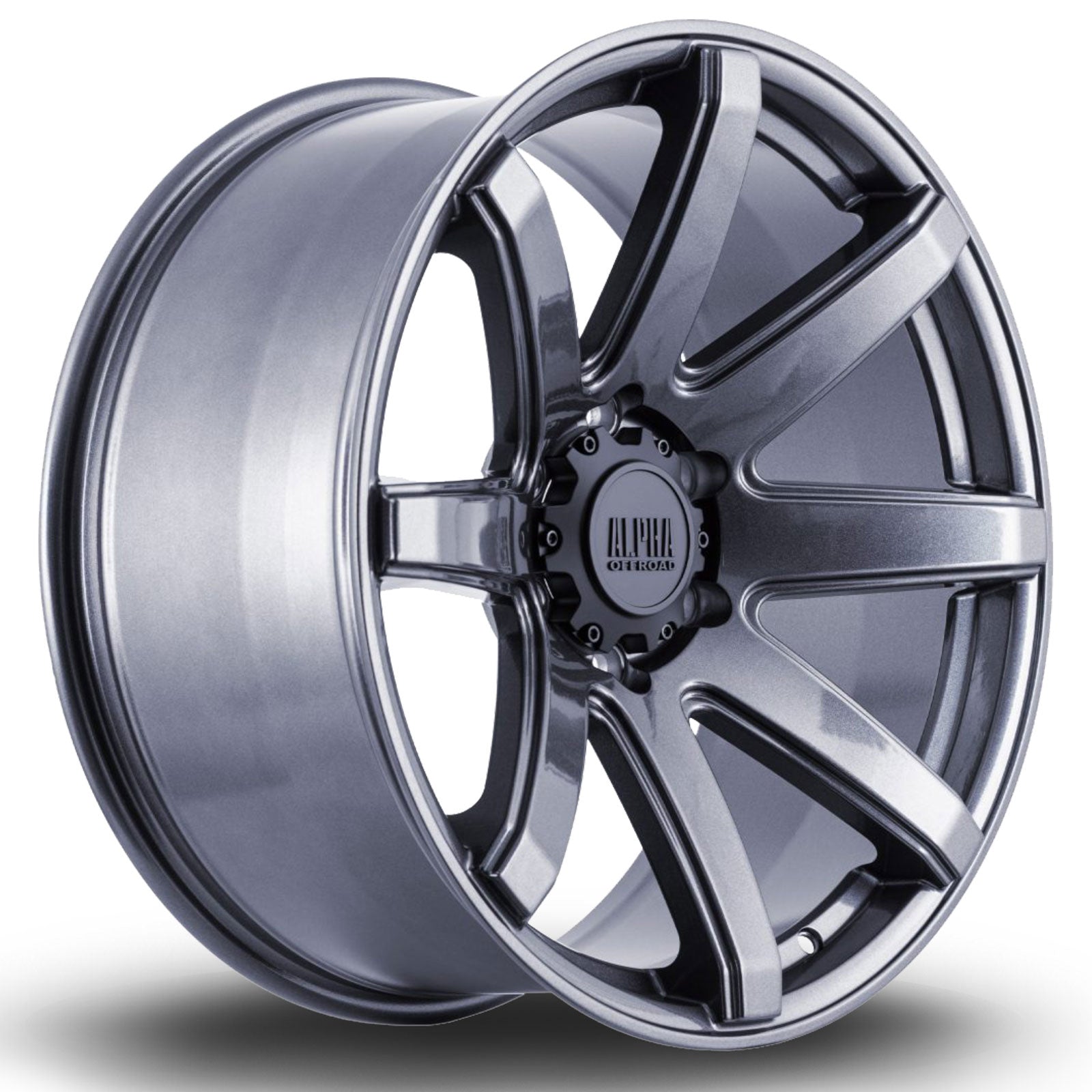 20x9.0 Alpha Off Road Nomad 6x139 ET10 Hyper Grey