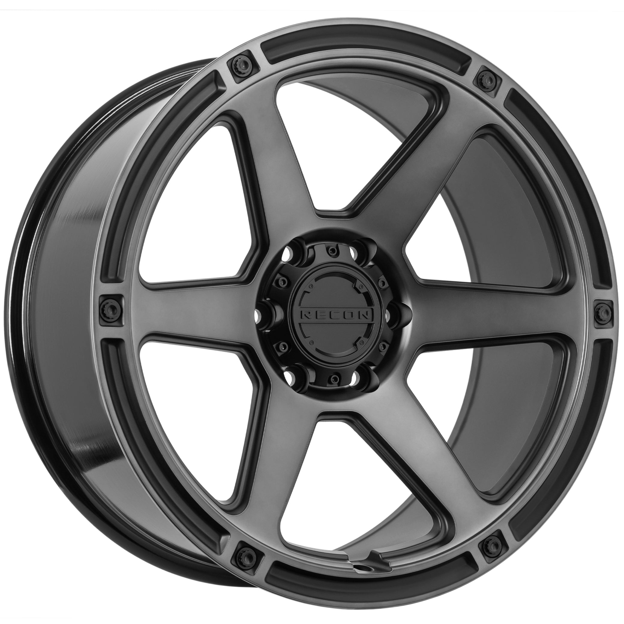 RECON OFFROAD Armour 20x9 5x120 ET35 Satin Black Machined Face