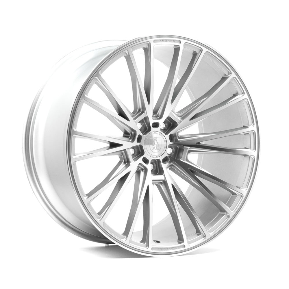 AXE CF2 21x9 5X108 ET25 GLOSS SILVER & POLISHED