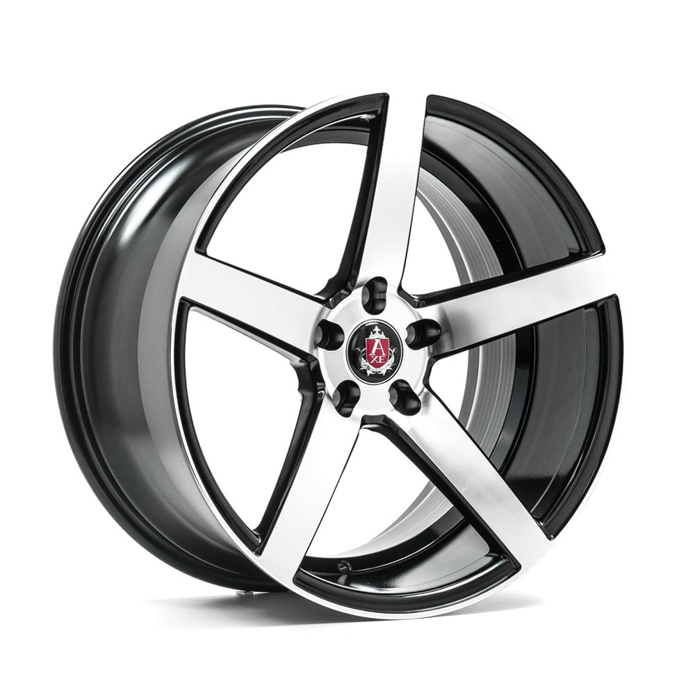 AXE EX18 19x8.5 5X110 ET40 GLOSS BLACK & POLISHED