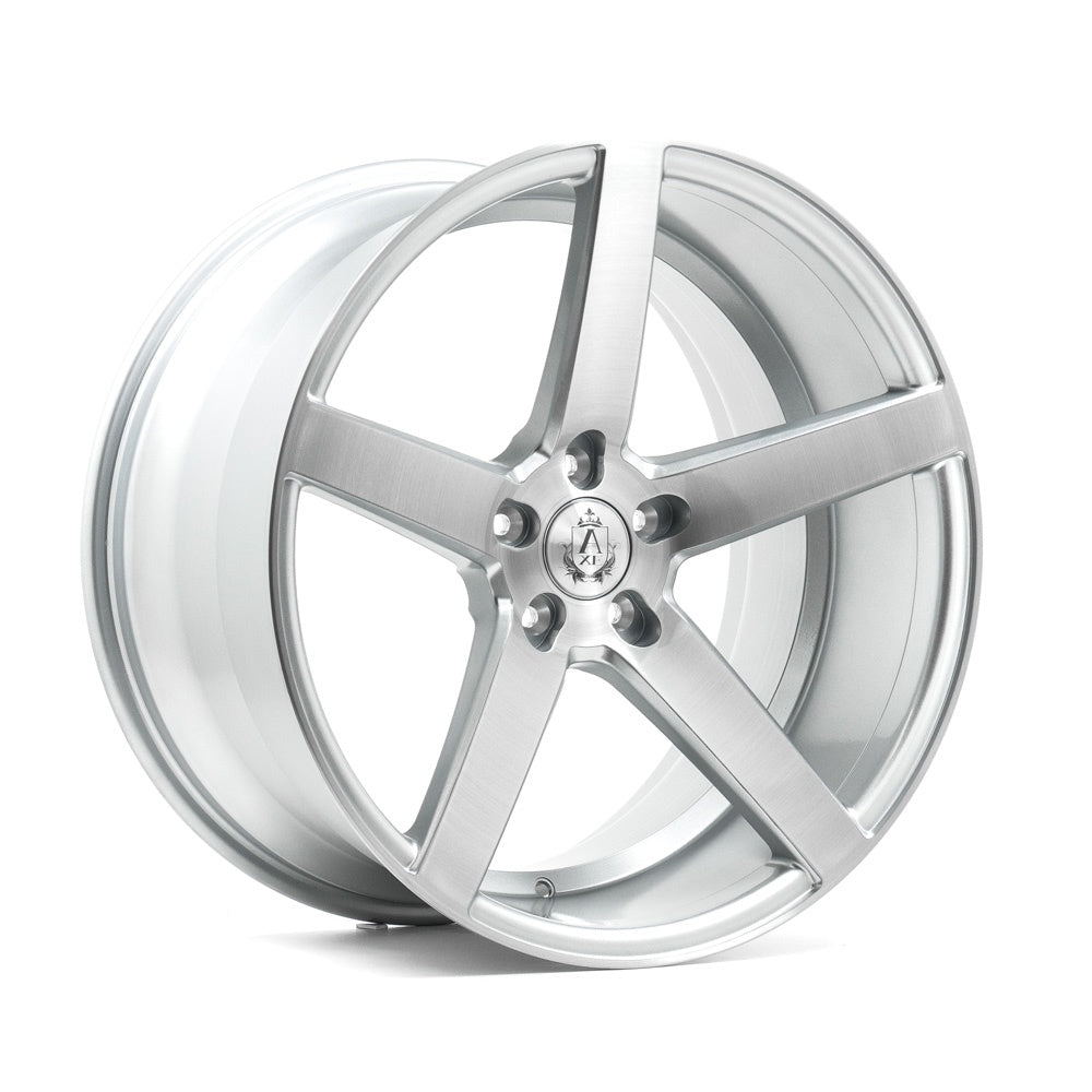 AXE EX18 20x9 5X112 ET38 GLOSS SILVER & POLISHED