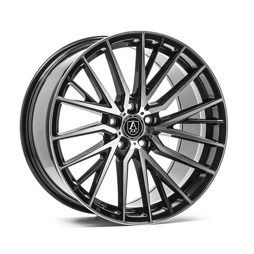 AXE EX40 20x8.5 5X115 ET40 GLOSS BLACK & POLISHED