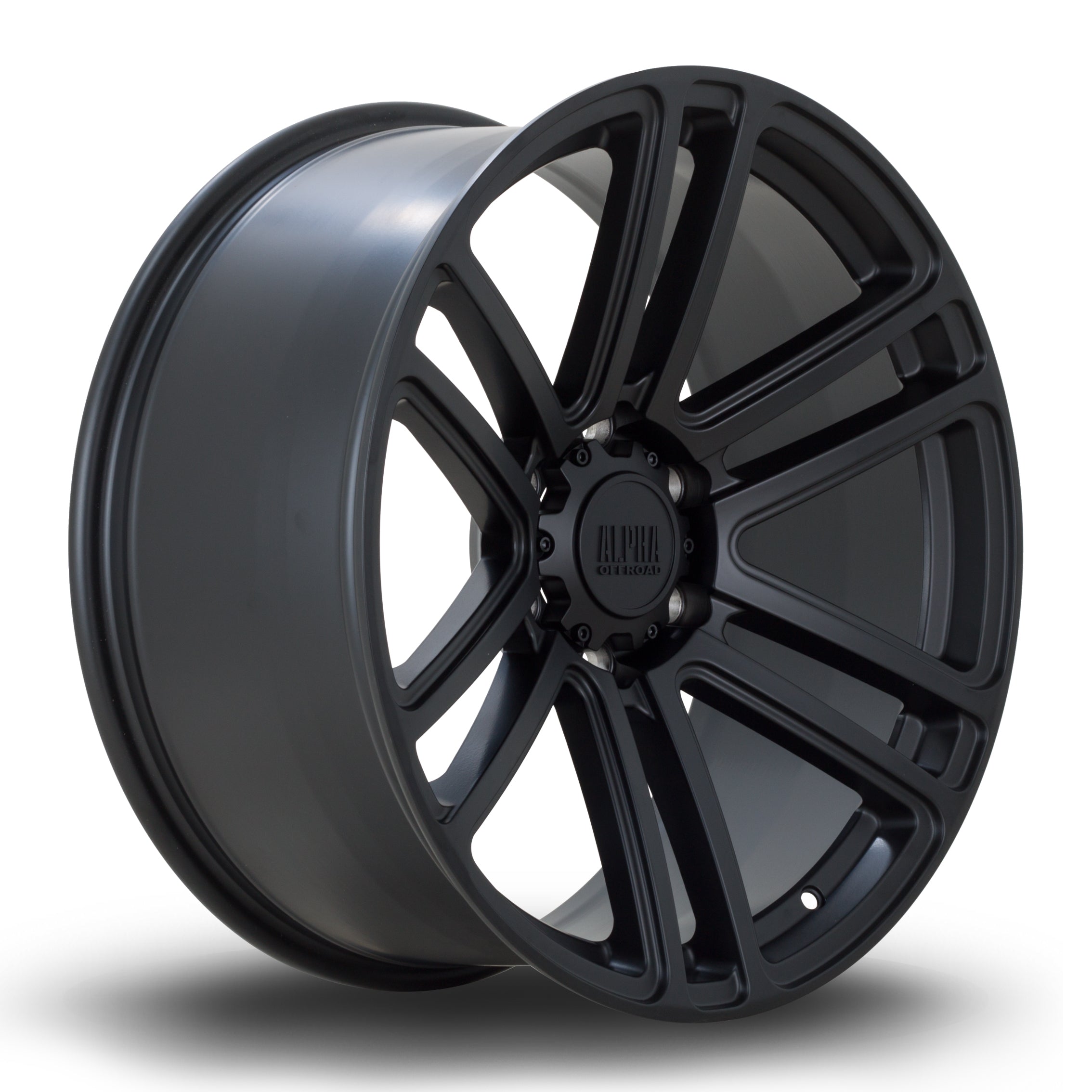 Alpha Offroad Barricade 20x9 6x139 ET10 Satin Black
