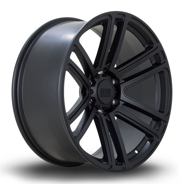 20x9.0 Alpha Off Road Barricade 6x114 ET10 Satin Black