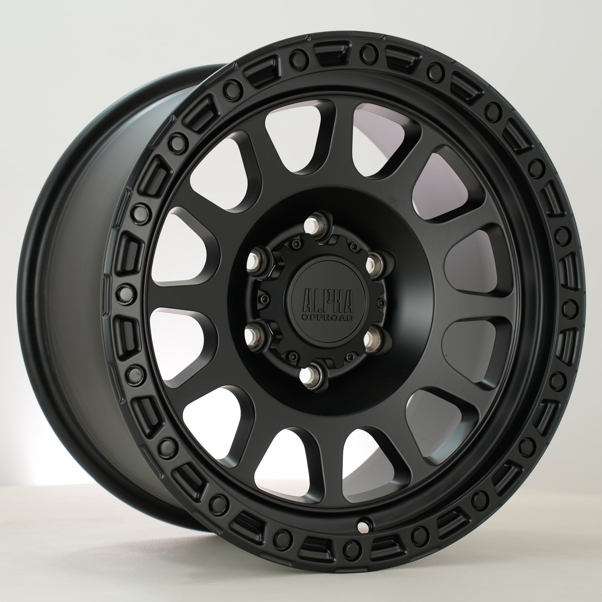 Alpha Offroad Brawler 17x9 6x139.7 ET0 Sblack