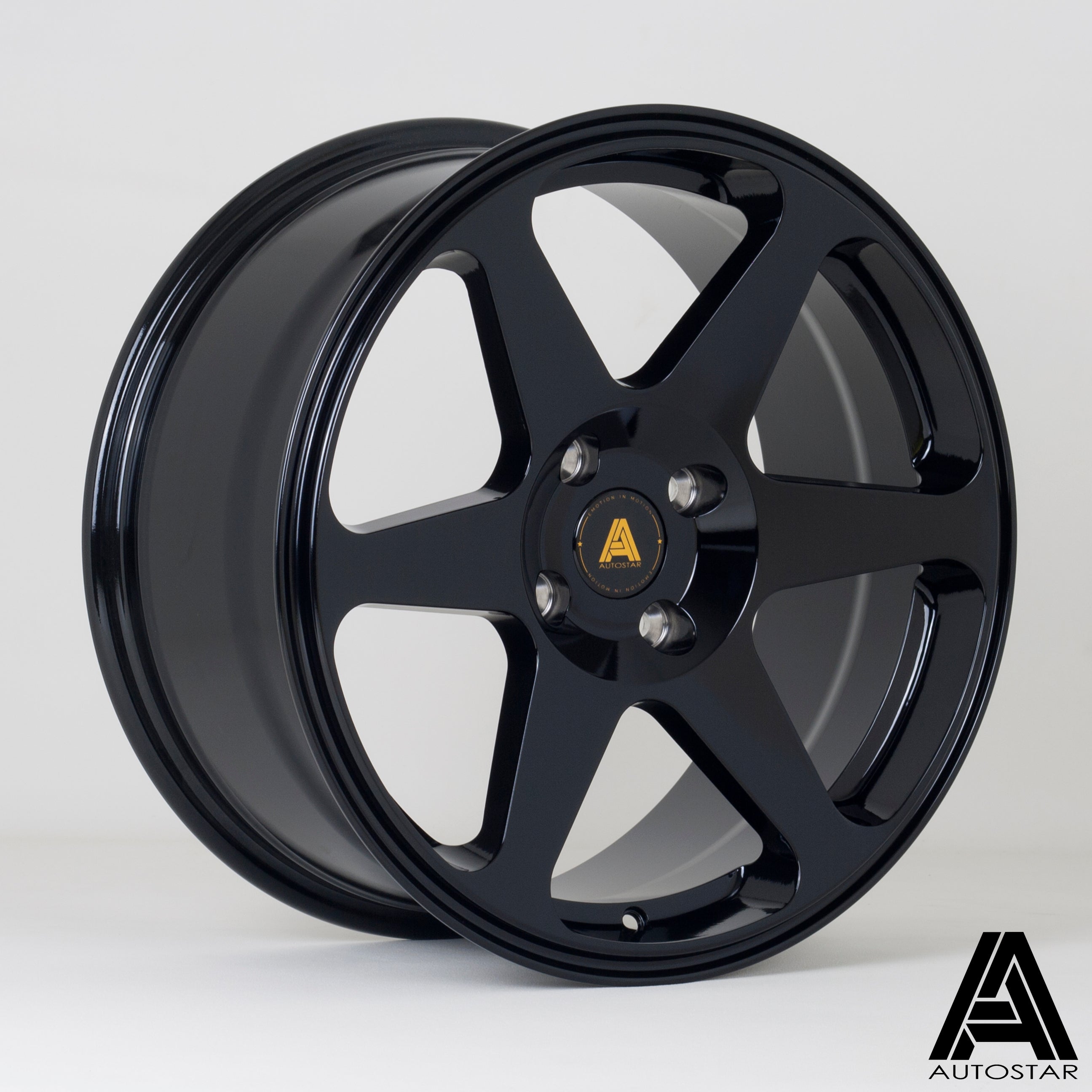 Autostar Chaser 17x8 4x108 ET35 Black