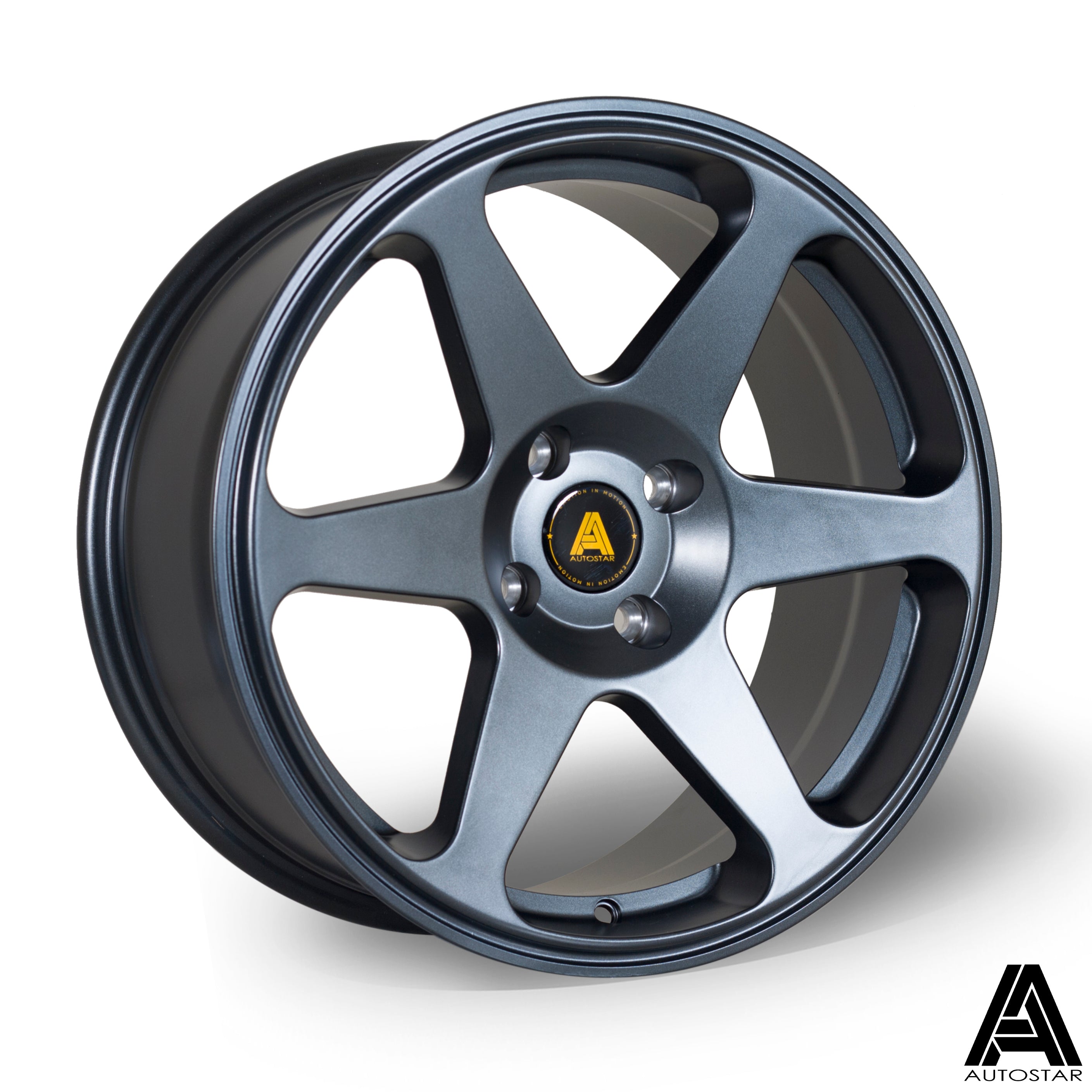 Autostar Chaser 17x8 4x108 ET35 Flat Gunmetal