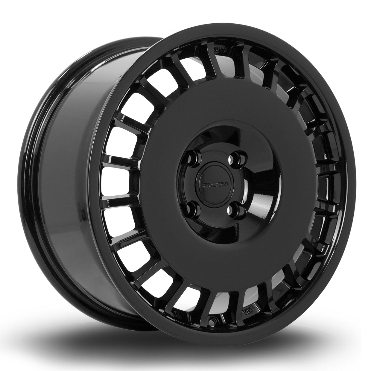 Rota D154 17x8 4x108 ET42 Black